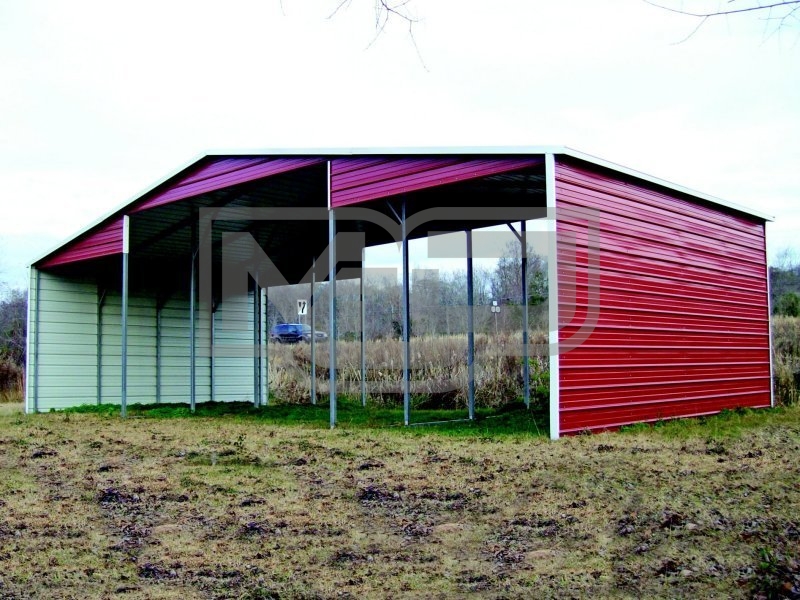Barn Shelter | Boxed Eave Roof | 44W x 21L x 12H | Continuous Roof Barn Shelter | Boxed Eave Roof | 44W x 21L x 12H | Continuous Roof