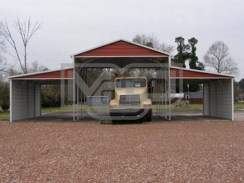 Metal Barn Shed | Boxed Eave Roof | 42W x 21L x 12H | Carolina Barn Metal Barn Shed | Boxed Eave Roof | 42W x 21L x 12H | Carolina Barn