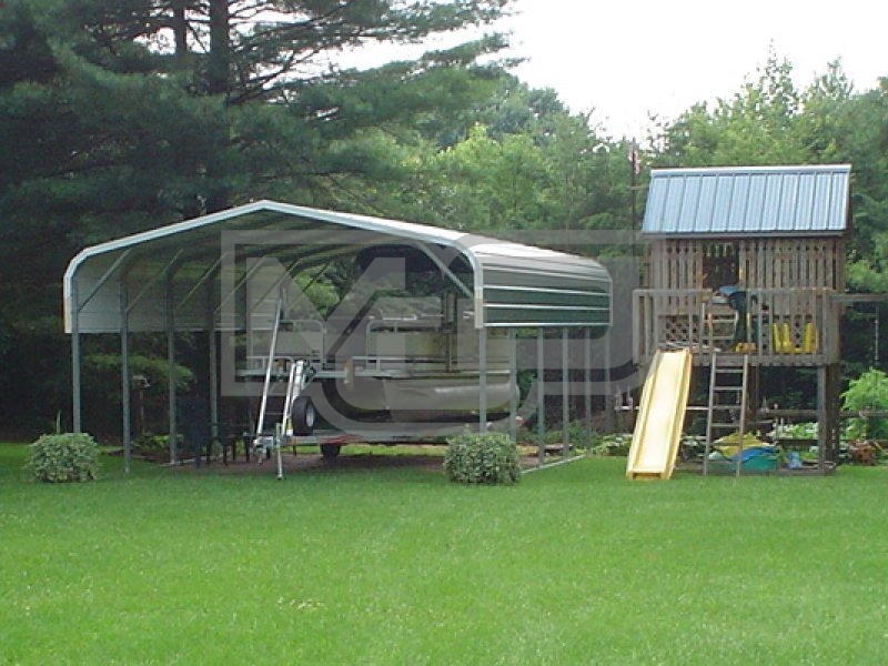 Carport | Regular Roof | 18W x 26L x 8H | 2 Panels Carport | Regular Roof | 18W x 26L x 8H | 2 Panels