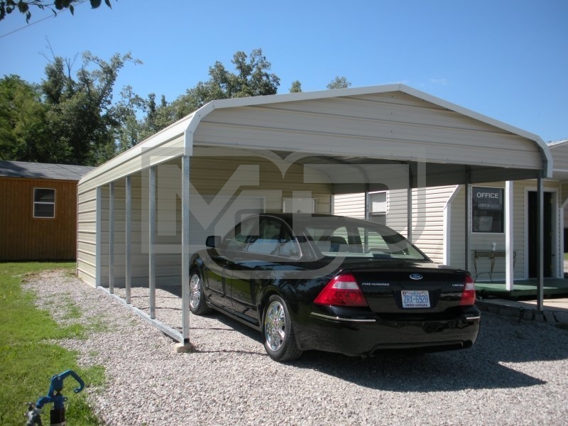 Carport | Regular Roof | 18W x 26L x 7H Utility Carport Combo Carport | Regular Roof | 18W x 26L x 7H Utility Carport Combo