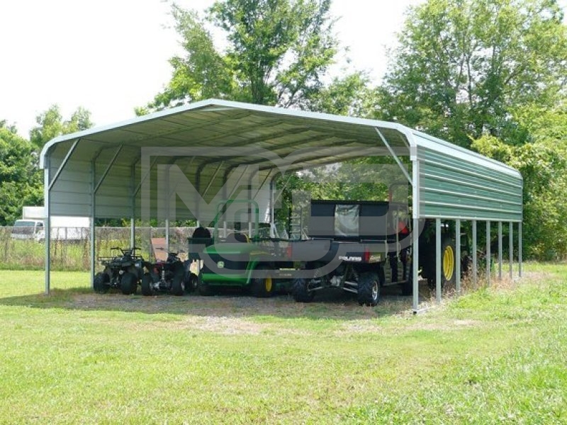 Carport | Regular Roof | 24W x 36L x 8H | 2 Panels Carport | Regular Roof | 24W x 36L x 8H | 2 Panels