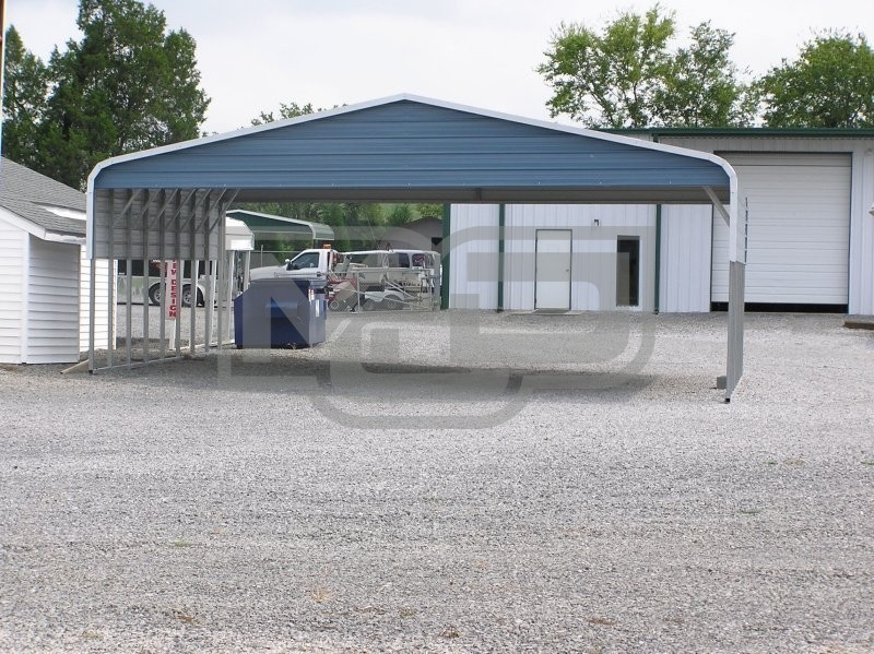 Carport | Regular Roof | 30W x 26L x 8H | Triple-Wide Carport | Regular Roof | 30W x 26L x 8H | Triple-Wide