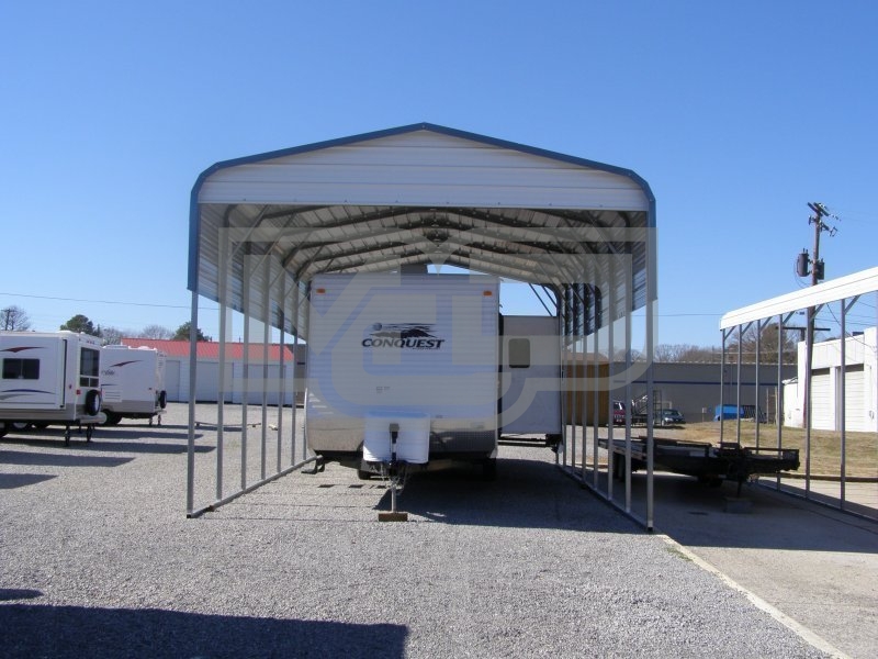 Carport | Regular Roof | 18W x 36L x 12H | 2 Panels | 1 Gable Carport | Regular Roof | 18W x 36L x 12H | 2 Panels | 1 Gable