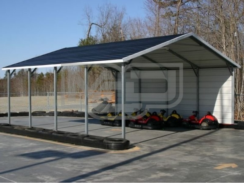 Carport | Boxed Eave Roof | 20W x 21L x 7H Carport | Boxed Eave Roof | 20W x 21L x 7H