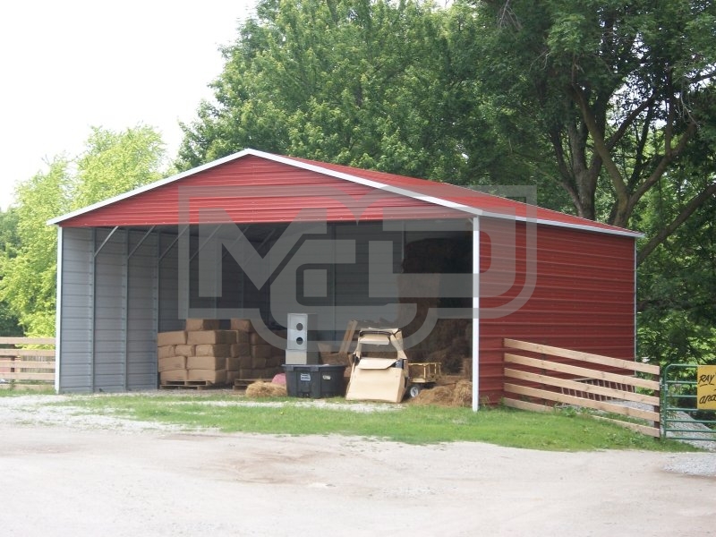 Carport | Boxed Eave Roof | 28W x 26L x 12H Carport | Boxed Eave Roof | 28W x 26L x 12H