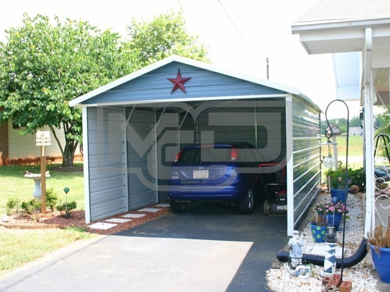 Carport | Boxed Eave Roof | 12W x 21L x 7H Carport | Boxed Eave Roof | 12W x 21L x 7H