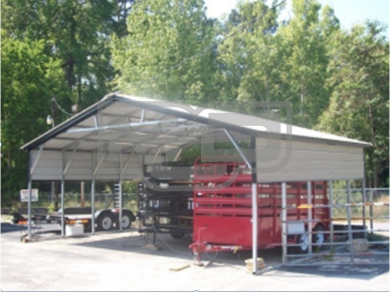 Carport | Vertical Roof | 26W x 21L x 8H | Triple-Wide Carport | Vertical Roof | 26W x 21L x 8H | Triple-Wide