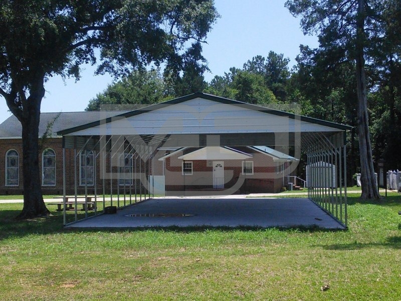 Carport | Vertical Roof | 30W x 51L x 10H` | 2 Gables | 2 18 Carport | Vertical Roof | 30W x 51L x 10H` | 2 Gables | 2 18
