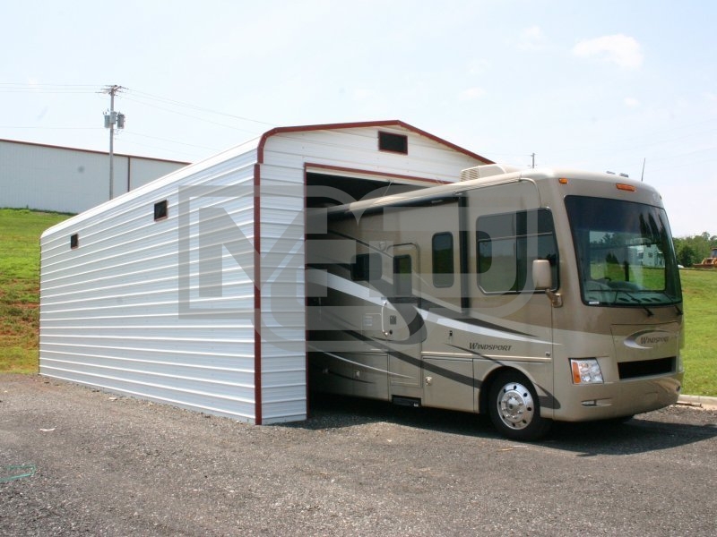 Garage | Regular Roof | 14W x 36L x 13H | Metal RV Garage Garage | Regular Roof | 14W x 36L x 13H | Metal RV Garage