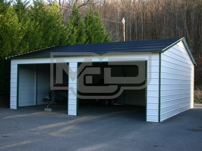 Garage | Boxed Eave Roof | 22W x 26L x 9H | Side Entry Garage Garage | Boxed Eave Roof | 22W x 26L x 9H | Side Entry Garage