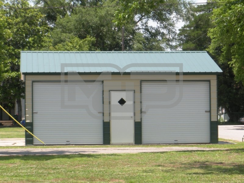 Garage | Vertical Roof | 24W x 26L x 9H | Side Entry Garage Garage | Vertical Roof | 24W x 26L x 9H | Side Entry Garage