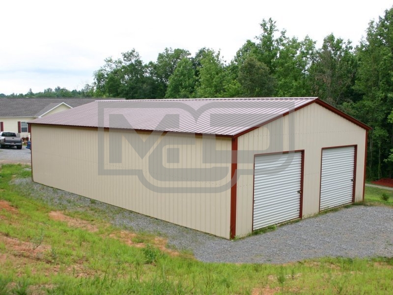 Pre-Fab Metal Building | Vertical Roof | 30W x 51L x 12H | Steel Buildings Pre-Fab Metal Building | Vertical Roof | 30W x 51L x 12H | Steel Buildings