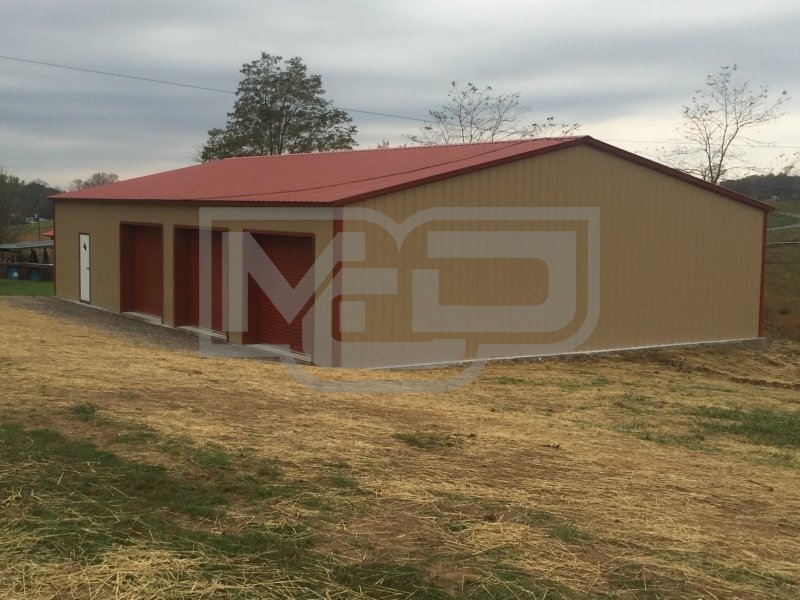 Pre-Fab Steel Building | Vertical Roof | 40W x 48L x 10H | Metal Building Pre-Fab Steel Building | Vertical Roof | 40W x 48L x 10H | Metal Building
