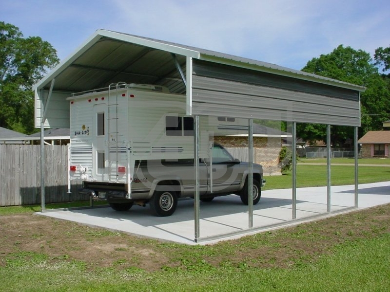 Carport | Vertical Roof | 18W x 21L x 10H Carport | Vertical Roof | 18W x 21L x 10H