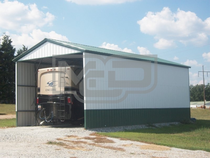 Carport | Vertical Roof | 12W x 31L x 12H | RV Port Carport | Vertical Roof | 12W x 31L x 12H | RV Port